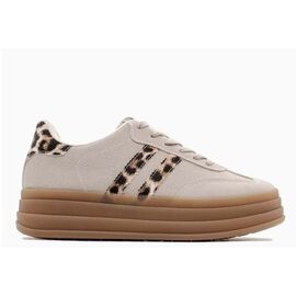 Γυναικεία Sneakers Seven V169Q0012105 ΜΠΕΖ ΚΑΣΤΟΡΙ ΛΕΟΠΑΡ
