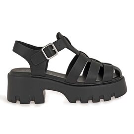 Γυναικείo Πέδιλο Seven 99F-294 ΜΑΥΡΟ