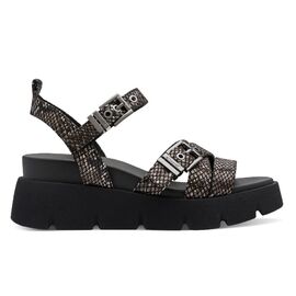 Γυναικείες πλατφόρμες Tamaris 1-28511-46-073 BLACK SNAKE