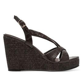 Γυναικείες πλατφόρμες Tamaris 1-28381-46-396 MOCCA CROCO