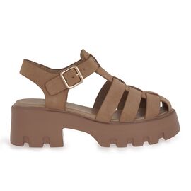 Γυναικείo Πέδιλο Seven 99F-294 ΚΑΜΗΛΟ NUBUCK