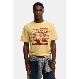 ΑΝΔΡIKO SUPERDRY D4 OVIN ROADSIDE TRADE LOOSE TEE M1012360A-8LI DAFFODIL YELLOW