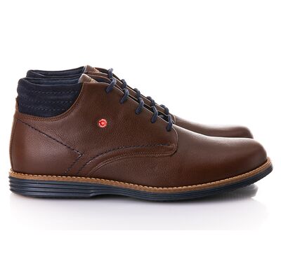 Ανδρικά Μποτάκια Casual ROBINSON 70071 ΚΑΦΕ