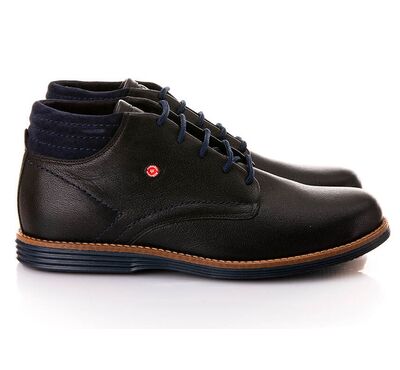 Ανδρικά Μποτάκια Casual ROBINSON 70071 ΜΑΥΡΟ