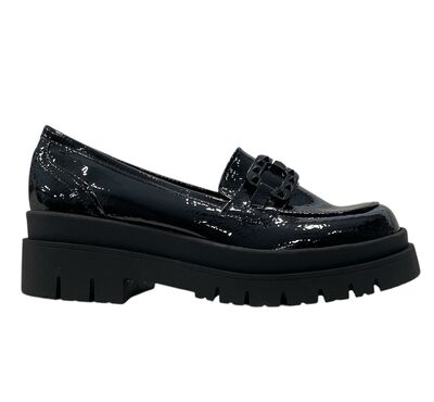 Παπούτσια OXFORD ZIZEL 1244 Mαύρο λουστρίνι