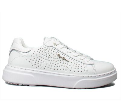 Παπούτσια casual Pepe Jeans  EATON GALA PLS00039 800 WHITE