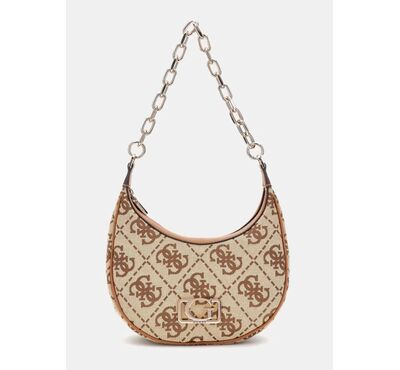 Tσάντα Ώμου GUESS CIRCE JO964201 Latte Logo