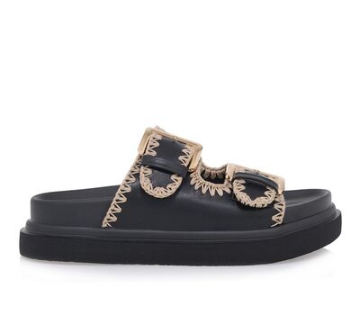 ΣΑΝΔΑΛΙΑ SEVEN 03R-522 ΜΑΥΡΟ