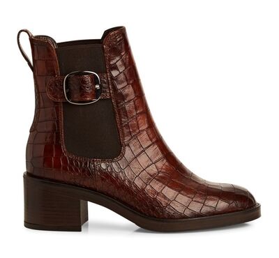 Μποτάκια Tamaris 1-25307-45 395 COGNAC CROCO