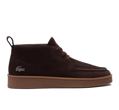 Μποτάκια LACOSTE BASESHOT CHUKKA 750SMA0028-031-DK BROWN/GUM