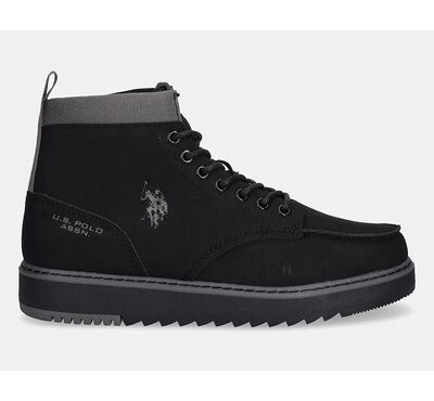 Ανδρικά Μποτάκια Casual U.S. Polo LONDON001 BLACK