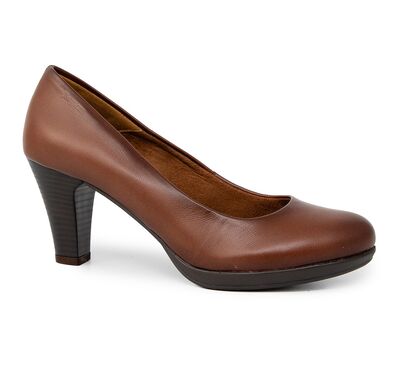 Γυναικείες γόβες Ragazza 097 Καφέ δέρμα