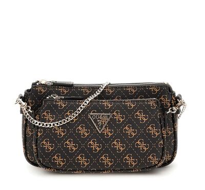 Γυναικεία Tσάντα GUESS NOELLE II QG967271 BROWN LOGO