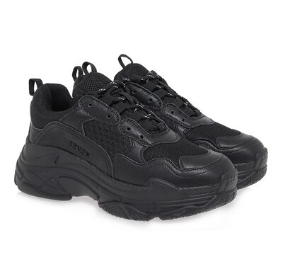 Γυναικεία Sneakers Seven V116W0373001 ΜΑΥΡΟ