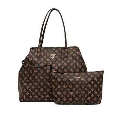 Γυναικεία Tσάντα GUESS VICTTORIA Large 2 in 1 Tote EPQ951429 BROWN