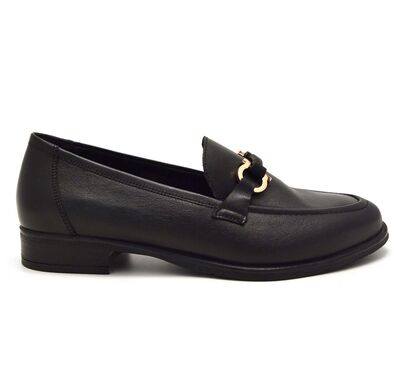 Μοκασίνια RAGAZZA 0380 ΜΑΥΡΟ ΔΕΡΜΑ