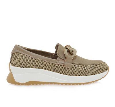 Γυναικεία LOAFERS SEVEN W101A80728W7 ΠΟΥΡΟ ΚΑΣΤΟΡΙ ΨΑΘΑ