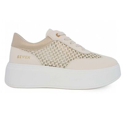 Γυναικεία SNEAKERS SEVEN W119R1643284 ΜΠΕΖ ΨΑΘΑ