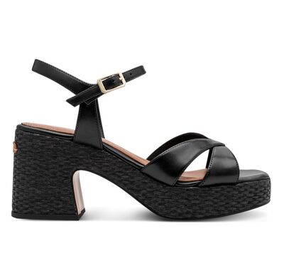 Γυναικεία πέδιλα Tamaris 1-28313-44 003 BLACK LEATHER