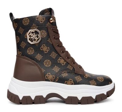 Μποτάκια GUESS BENZON FLFBNZFAL12 BROWN
