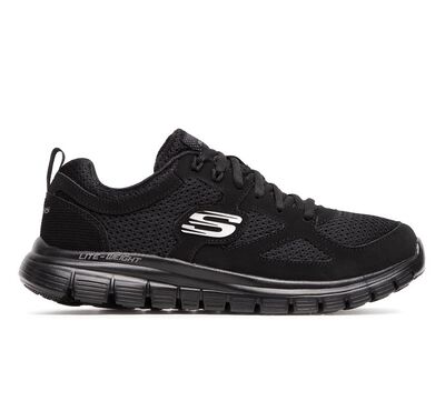 Ανδρικά Αθλητικά Skechers Lite-Weight QTR Overlay 52635-Mαύρο