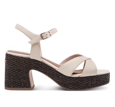 Γυναικεία πέδιλα Tamaris 1-28313-44 413 IVORY LEATHER