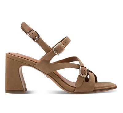 Γυναικεία πέδιλα Tamaris 1-28340-46 401 BEIGE SUEDE