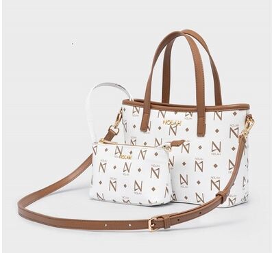 ΓΥΝΑΙΚΕΙΑ ΤΣΑΝΤΑ NOLAH JENILDA WHITE BROWN