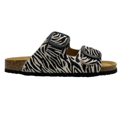 Σανδάλια PLAKTON BETTY ANIMAL PRINT 185983 MINI ZEBRA NEGRO