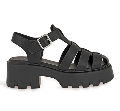 Γυναικείo Πέδιλο Seven 99F-294 ΜΑΥΡΟ