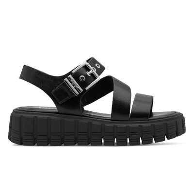Γυναικείες πλατφόρμες Tamaris 1-28233-46-001 BLACK