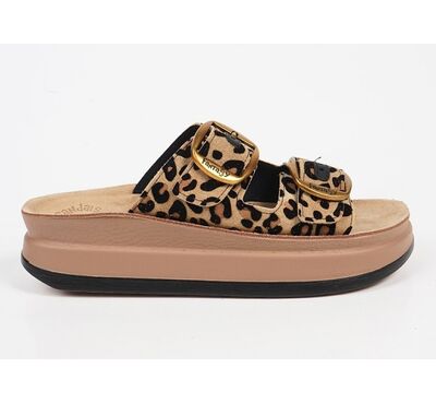 Ανατομικά Σανδάλια Fantasy ZEFI S1100 LEOPARD VELVET