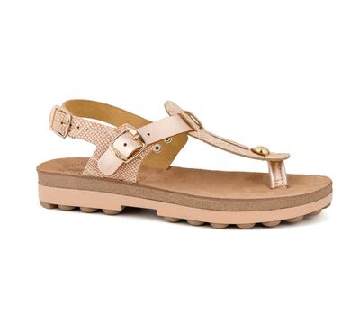 Ανατομικά Σανδάλια Fantasy MARLENA S9005 ROSE GOLD LIZARD