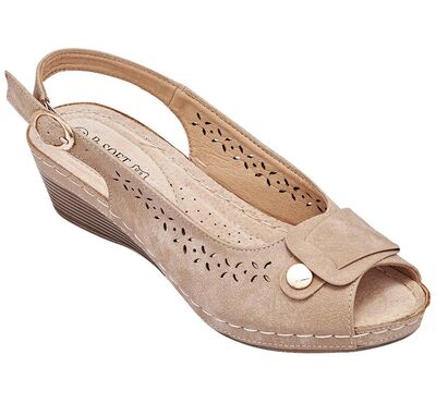 Πλατφόρμες B-Soft 17507-04 Μπέζ