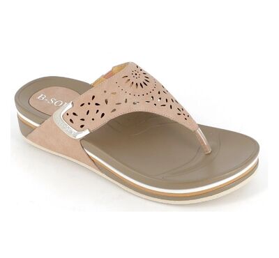 Ανατομική παντόφλα B-Soft 6329-9 ΡΟΖ