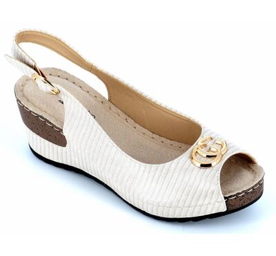 Πλατφόρμες B-Soft 91528-21Μπέζ