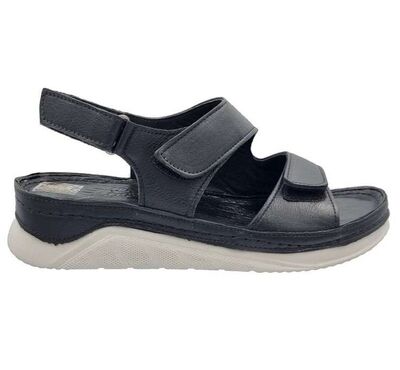 Ανατομικά Σανδάλια Safe Step KA92707 BLACK