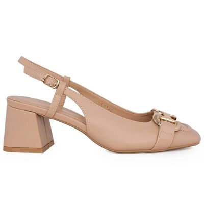 Γυναικείo Πέδιλο Seven HF2813-13A NUDE ΧΡΥΣΟ