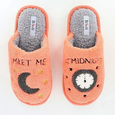 Γυναικείες Παντόφλες Δωματίου B-SOFT 7315 Πορτοκαλί