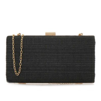 ΤΣΑΝΤΑ CLUTCH SEVEN 700-282 ΜΑΥΡΗ ΨΑΘΑ