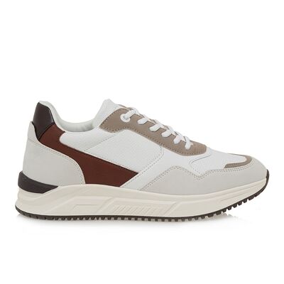 Ανδρικά CASUAL RENATO GARINI 700-100 ΛΕΥΚΟ ΠΟΛΥΧΡΩΜΟ