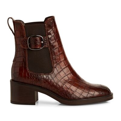 Μποτάκια Tamaris 1-25307-45 395 COGNAC CROCO