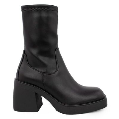 Γυναικεία μποτάκια Seven V334Y8854001 MΑΥΡΟ