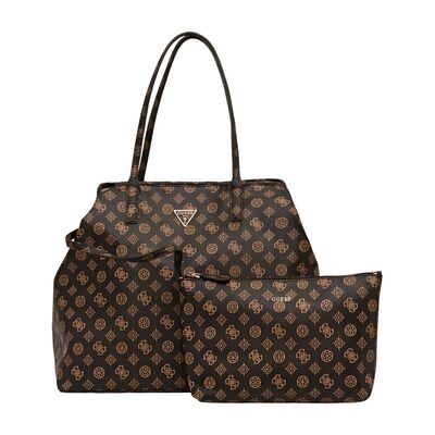 Γυναικεία Tσάντα GUESS VICTTORIA Large 2 in 1 Tote EPQ951429 BROWN