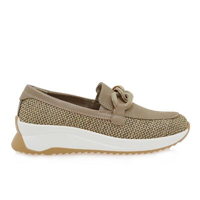Γυναικεία LOAFERS SEVEN W101A80728W7 ΠΟΥΡΟ ΚΑΣΤΟΡΙ ΨΑΘΑ