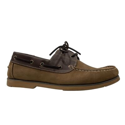 Boxer Δερμάτινα Ανδρικά Boat Shoes 20048 Καφέ nubuck