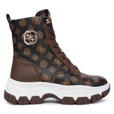 Μποτάκια GUESS BENZON FLFBNZFAL12 BROWN