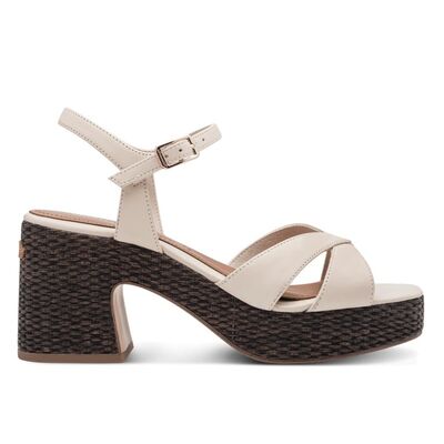 Γυναικεία πέδιλα Tamaris 1-28313-44 413 IVORY LEATHER