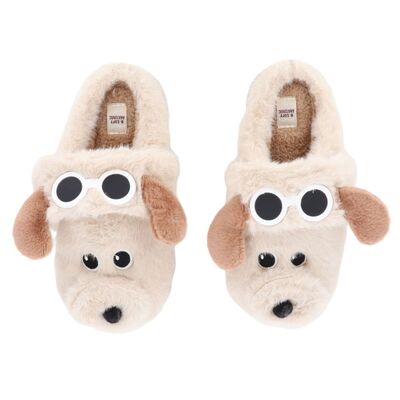 Γυναικείες Παντόφλες Δωματίου B-SOFT 20227 Mπέζ