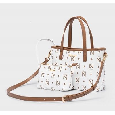 ΓΥΝΑΙΚΕΙΑ ΤΣΑΝΤΑ NOLAH JENILDA WHITE BROWN